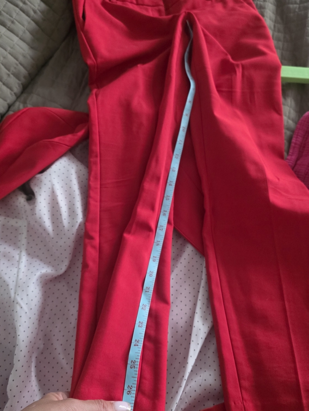 Express Women Vibrant Red Suit - Picture 11 of 12